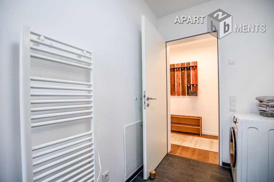 Möblierte 3-Zimmer-Wohnung mit Terrasse und Garten in Köln-Nippes