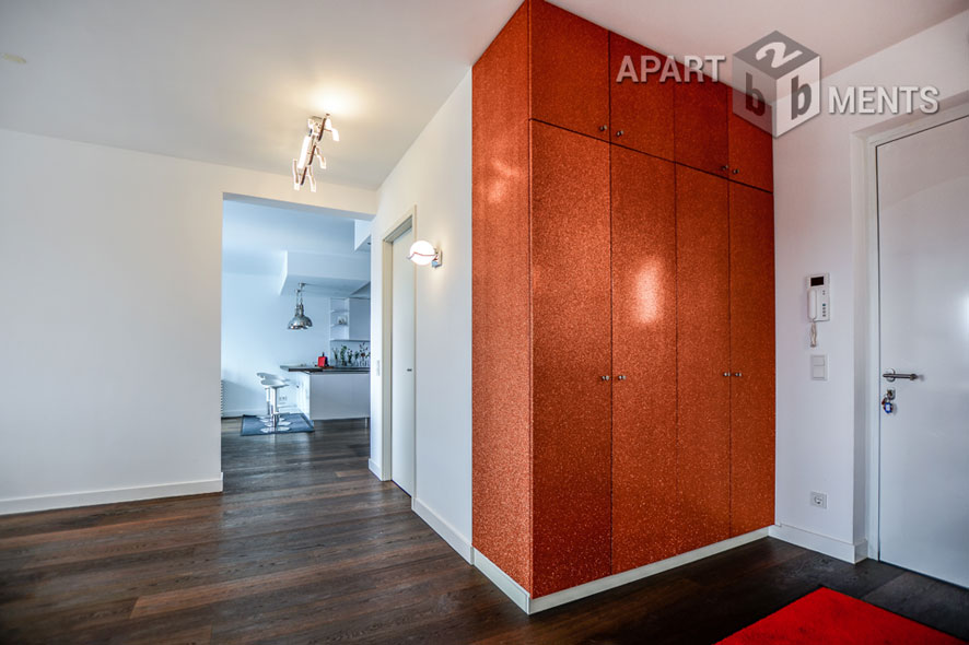 Möbliertes klimatisiertes Studio in einer außergewöhnlichen Wohnanlage in Köln-Altstadt-Nord