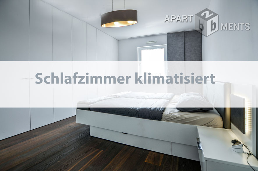 Möbliertes klimatisiertes Studio in einer außergewöhnlichen Wohnanlage in Köln-Altstadt-Nord