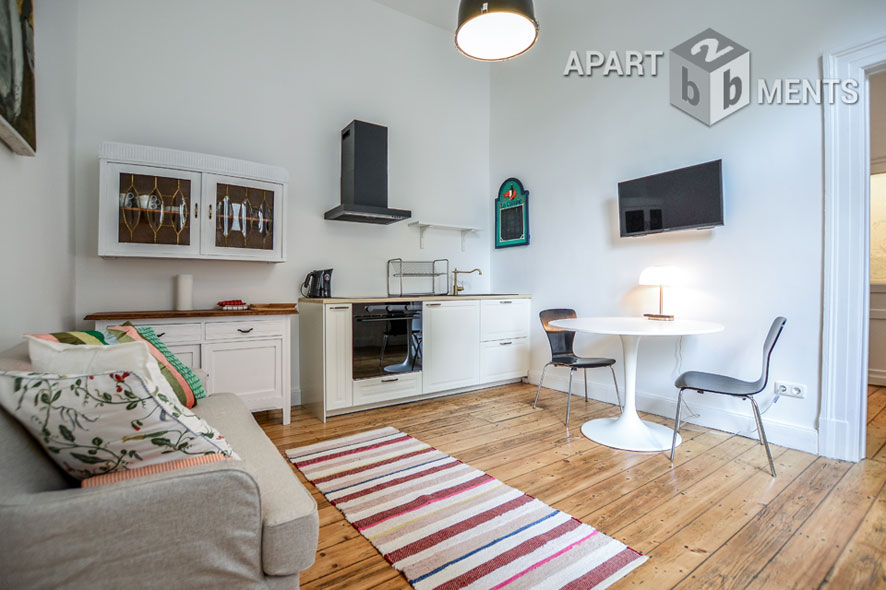 Modernly furnished 1.5-room apartment in Cologne-Neustadt-South