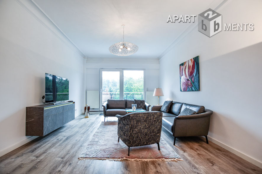 Furnished 3-room apartment with a large terrace in Cologne-Dellbrück