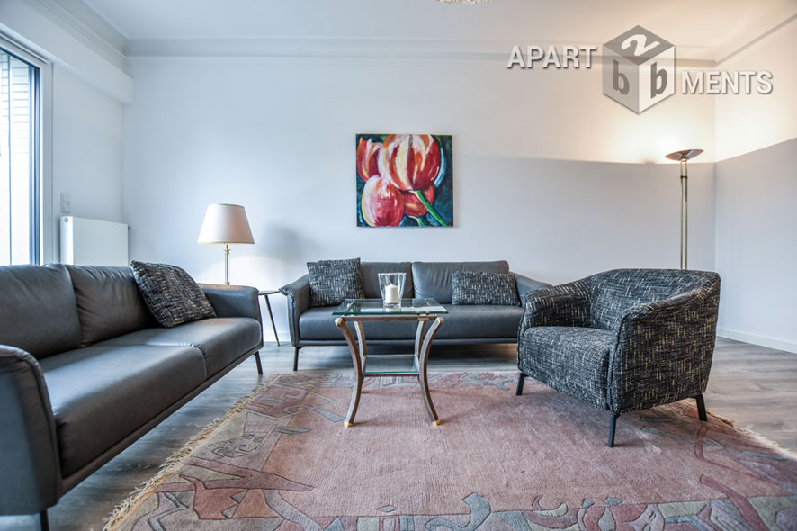 Furnished 3-room apartment with a large terrace in Cologne-Dellbrück