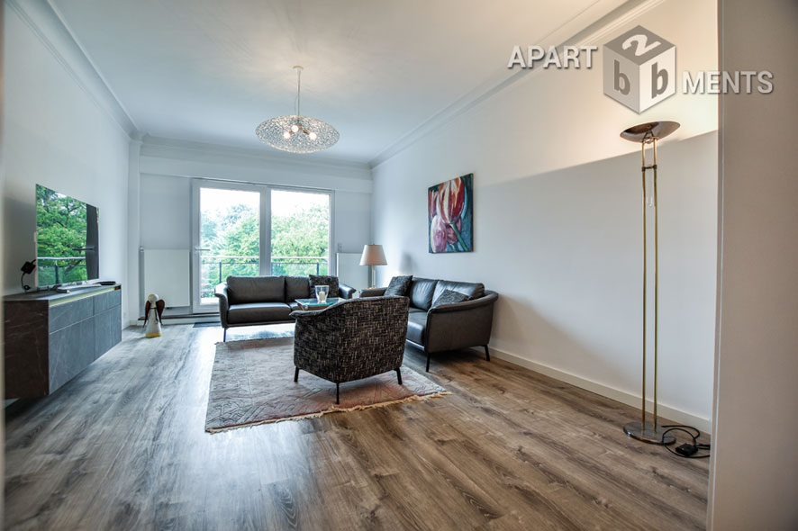 Furnished 3-room apartment with a large terrace in Cologne-Dellbrück