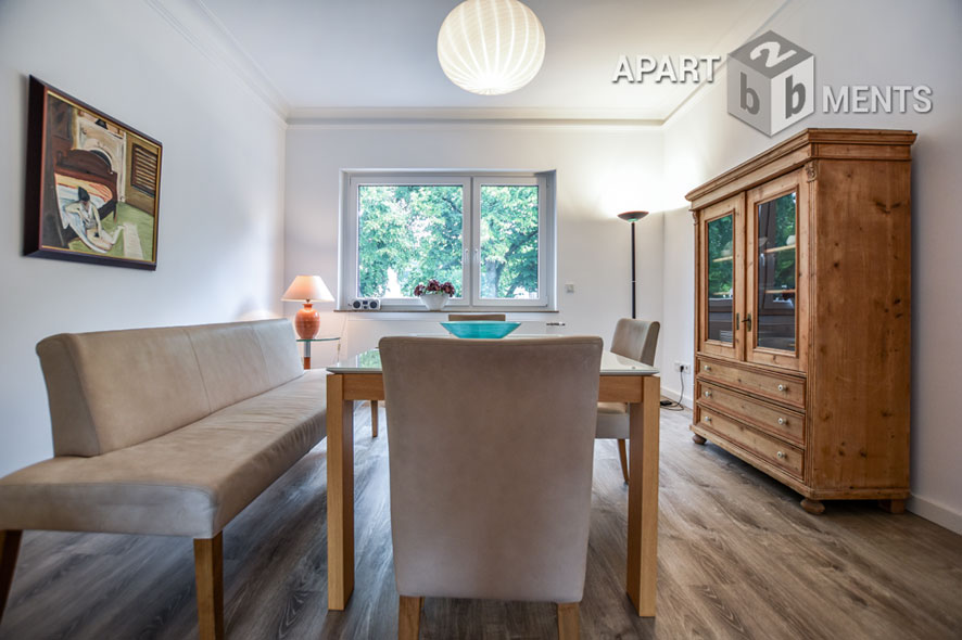 Furnished 3-room apartment with a large terrace in Cologne-Dellbrück