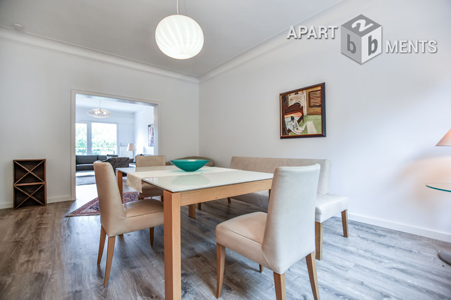 Furnished 3-room apartment with a large terrace in Cologne-Dellbrück