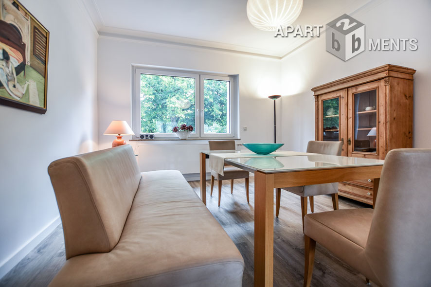 Furnished 3-room apartment with a large terrace in Cologne-Dellbrück