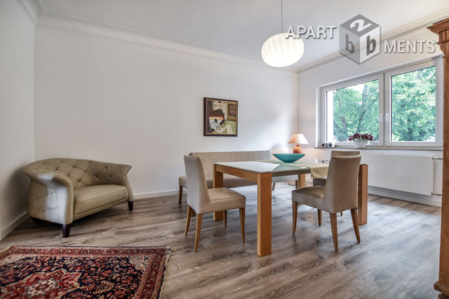Furnished 3-room apartment with a large terrace in Cologne-Dellbrück