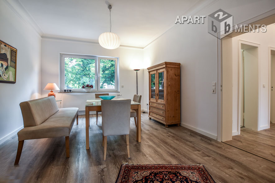 Furnished 3-room apartment with a large terrace in Cologne-Dellbrück