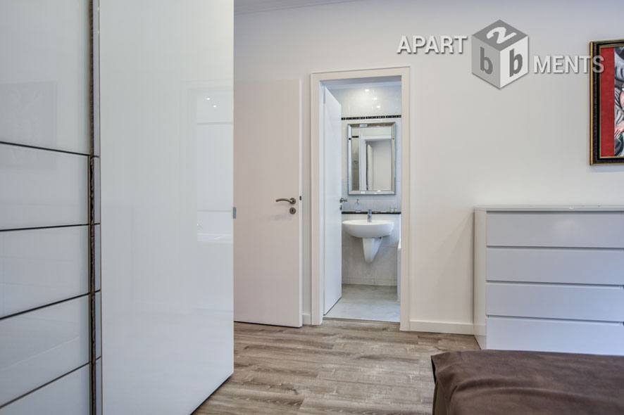 Furnished 3-room apartment with a large terrace in Cologne-Dellbrück