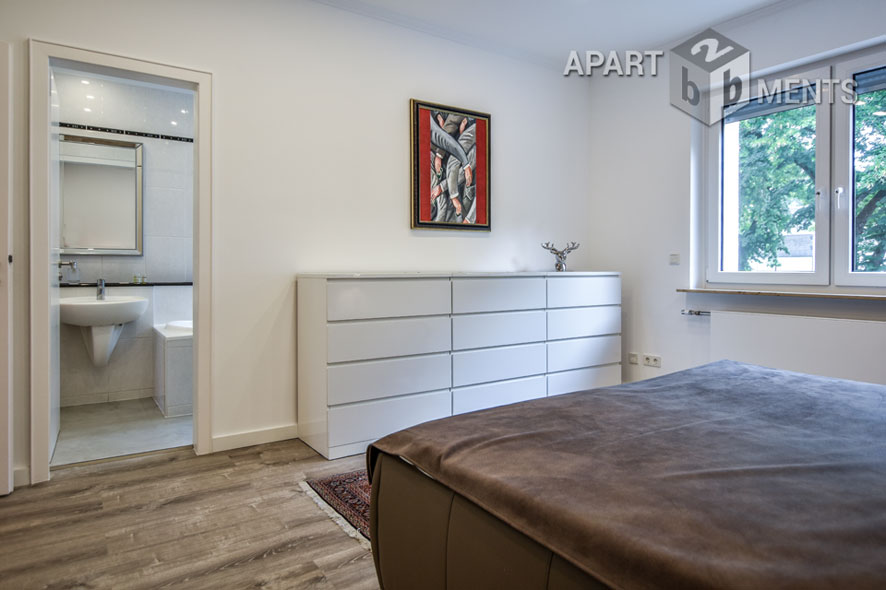 Furnished 3-room apartment with a large terrace in Cologne-Dellbrück