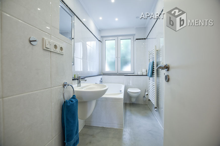 Furnished 3-room apartment with a large terrace in Cologne-Dellbrück