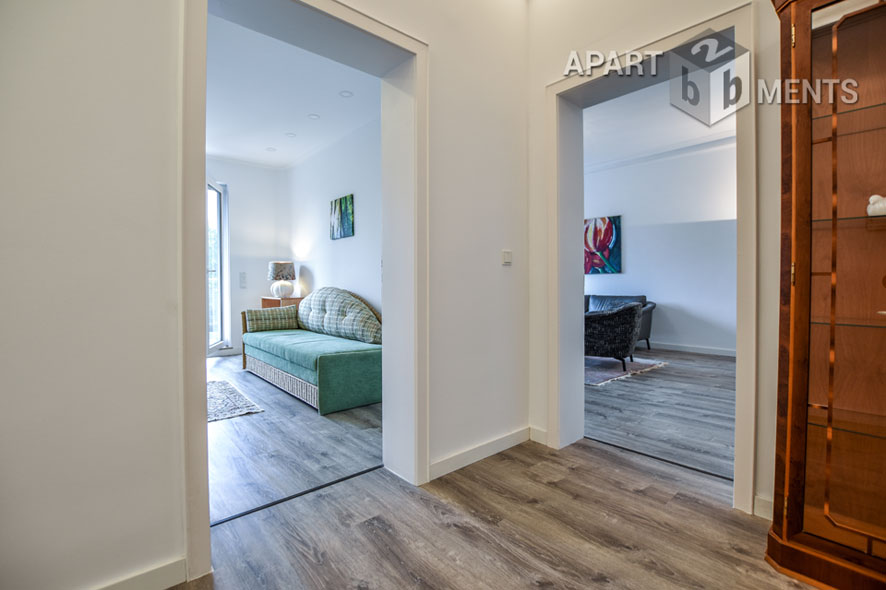 Furnished 3-room apartment with a large terrace in Cologne-Dellbrück