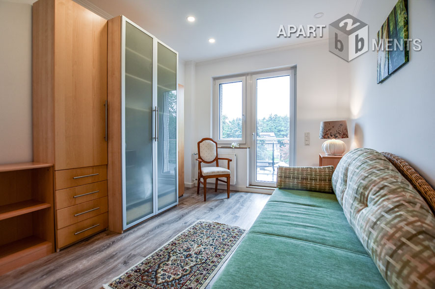 Furnished 3-room apartment with a large terrace in Cologne-Dellbrück