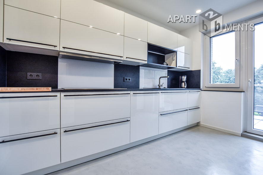Furnished 3-room apartment with a large terrace in Cologne-Dellbrück