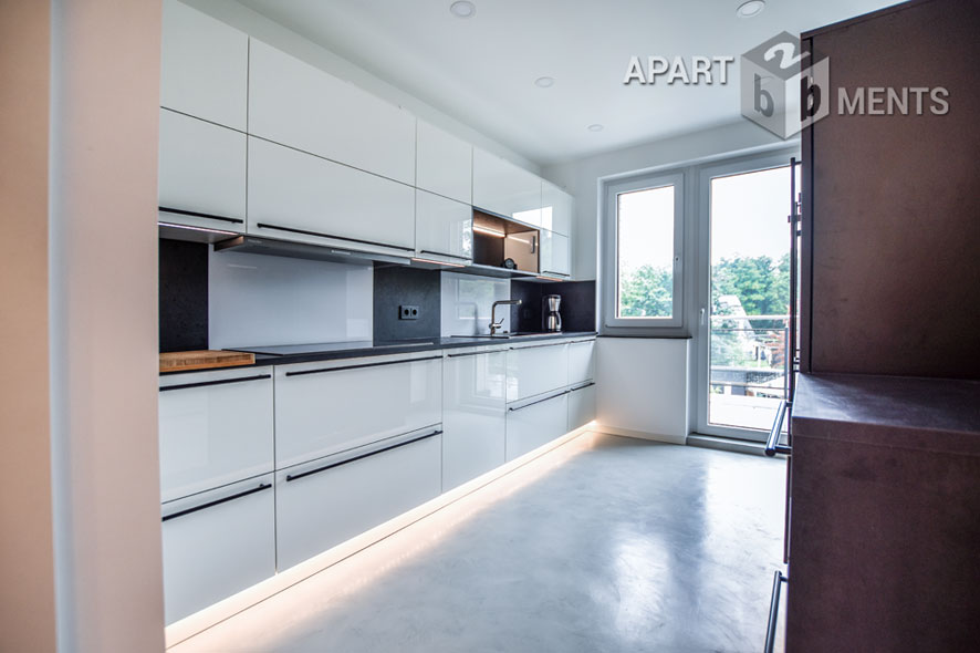 Furnished 3-room apartment with a large terrace in Cologne-Dellbrück