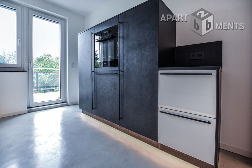 Furnished 3-room apartment with a large terrace in Cologne-Dellbrück