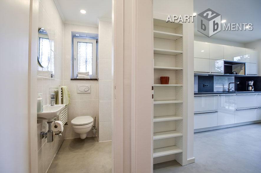 Furnished 3-room apartment with a large terrace in Cologne-Dellbrück