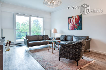 Furnished 3-room apartment with a large terrace in Cologne-Dellbrück