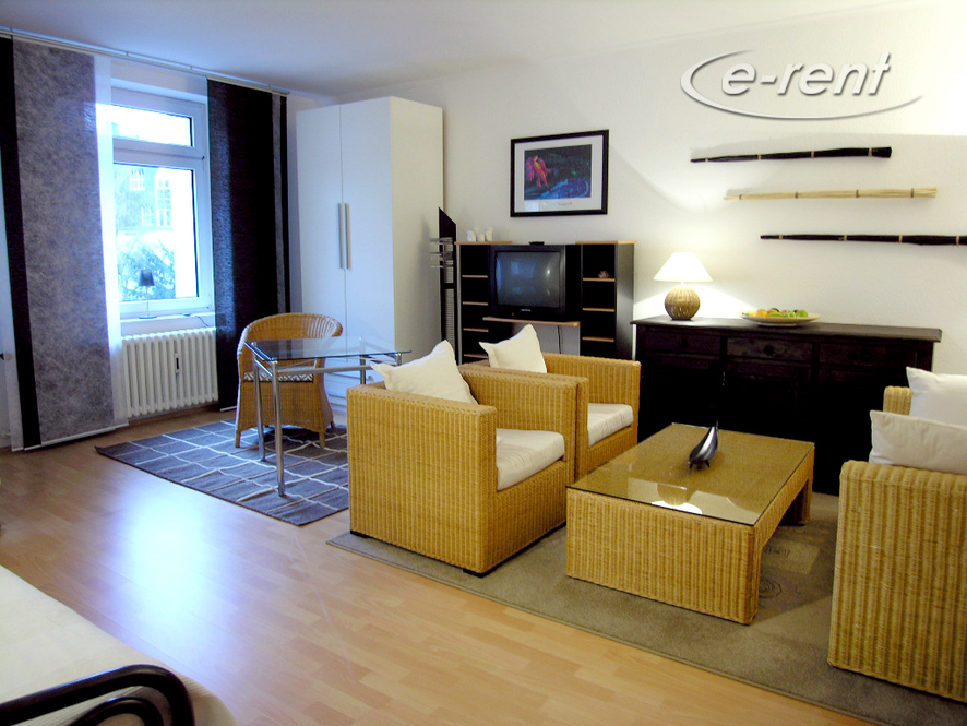 Modern möblierte und zentral gelegene Wohnung in Düsseldorf-Pempelfort
