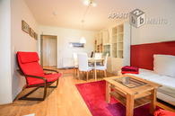 Modern furnished apartment with garden centrally located in Düsseldorf-Düsseltal