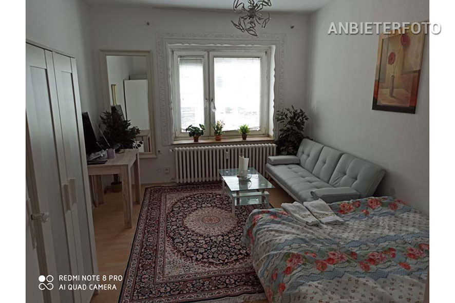 Furnished flat with balcony in a central location in Düsseldorf-Friedrichstadt