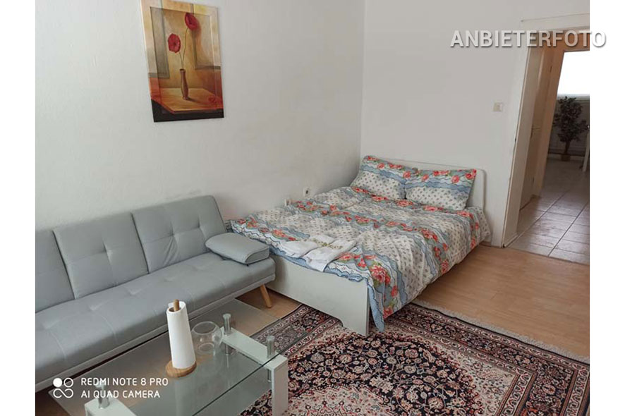 Furnished flat with balcony in a central location in Düsseldorf-Friedrichstadt