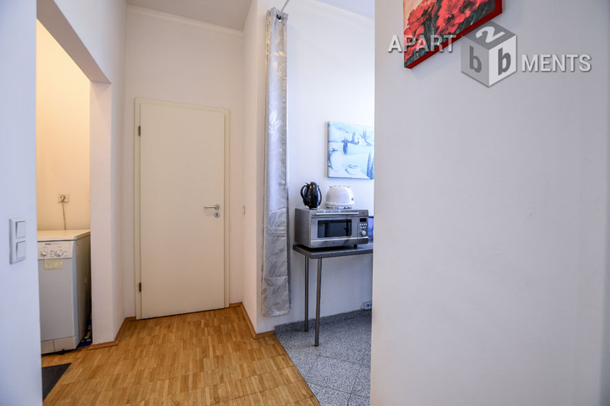Modern möblierte und zentral gelegene Wohnung in Düsseldorf-Friedrichstadt