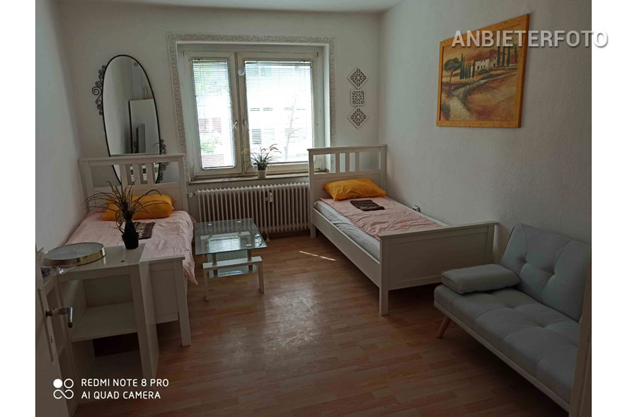 Furnished flat in a central location in Düsseldorf-Friedrichstadt