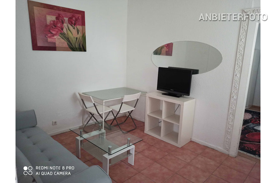 Furnished 2-room flat in a central location in Düsseldorf-Friedrichstadt