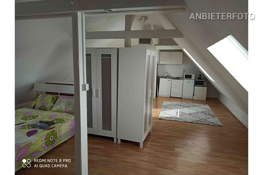 Furnished 1-room apartment in a central location in Düsseldorf-Friedrichstadt
