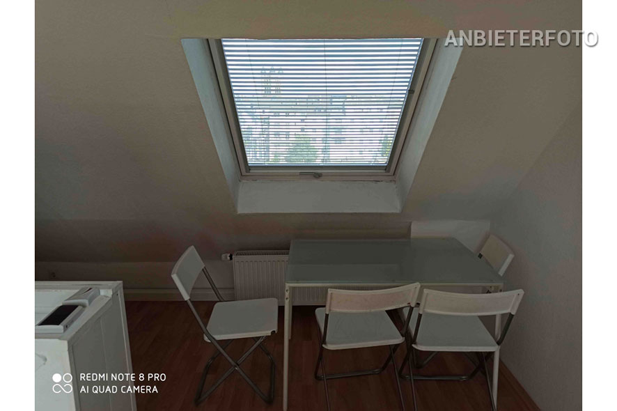 Furnished 1-room apartment in a central location in Düsseldorf-Friedrichstadt