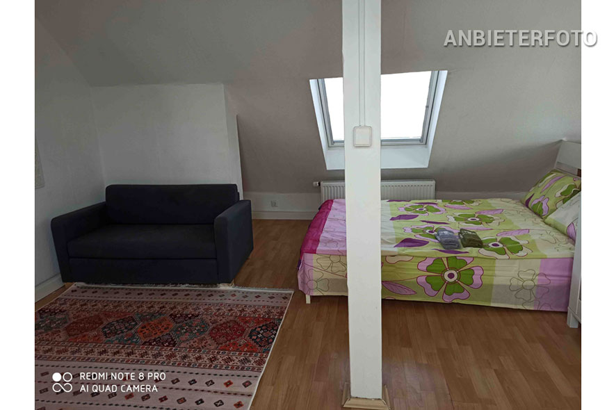 Furnished 1-room apartment in a central location in Düsseldorf-Friedrichstadt