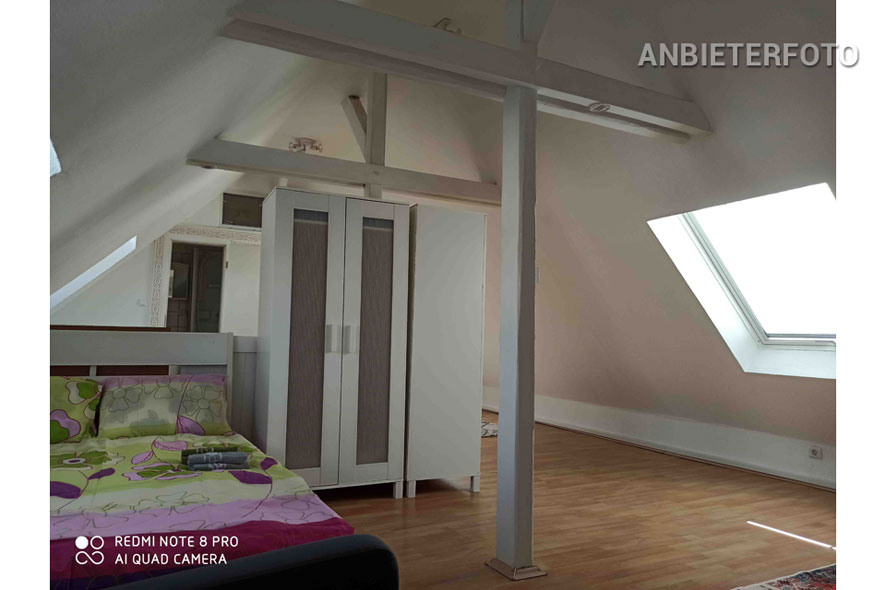Furnished 1-room apartment in a central location in Düsseldorf-Friedrichstadt