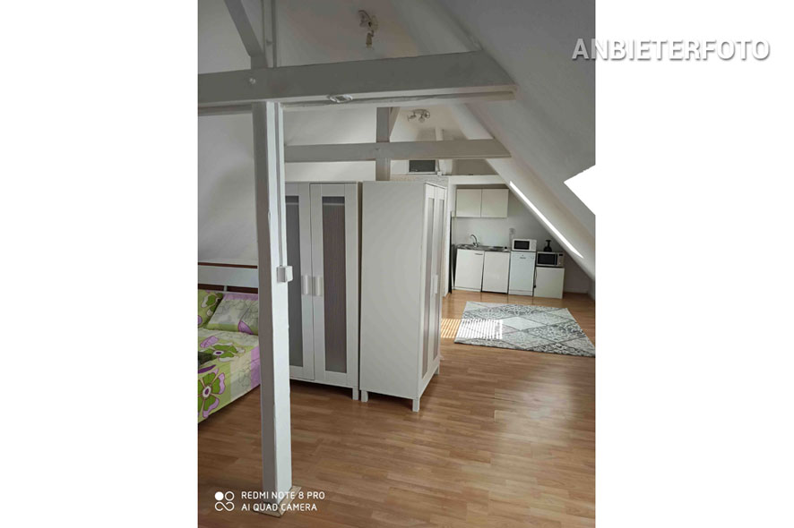 Furnished 1-room apartment in a central location in Düsseldorf-Friedrichstadt