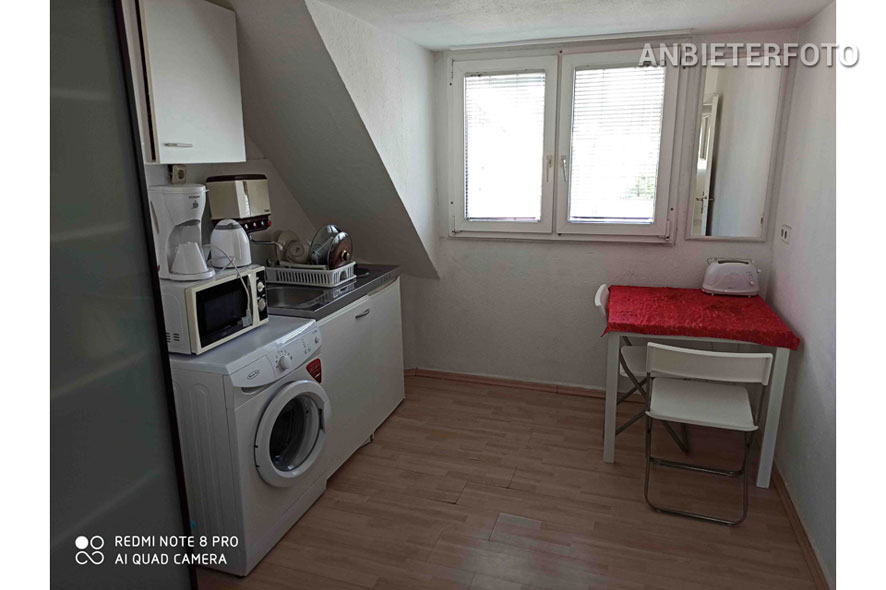 Furnished 1-room apartment in Düsseldorf-Friedrichstadt in a central location