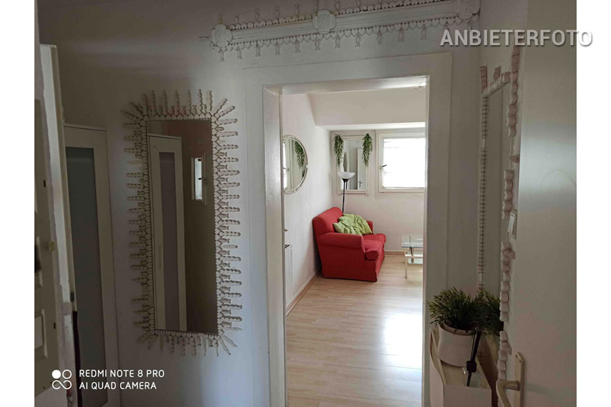 Furnished 1-room apartment in Düsseldorf-Friedrichstadt in a central location
