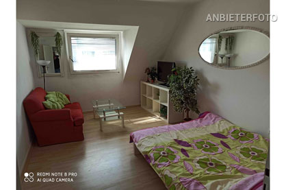 Furnished 1-room flat in a central location in Düsseldorf-Friedrichstadt