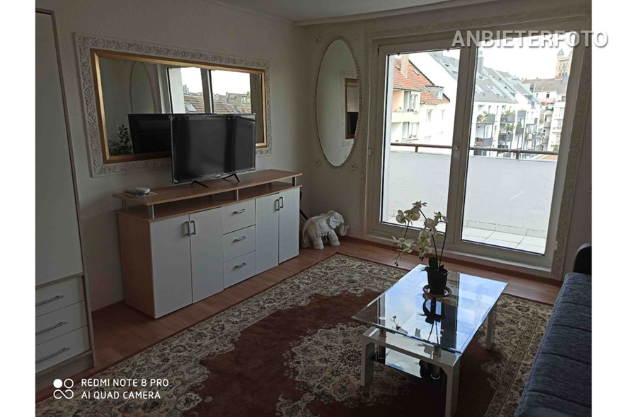 Furnished 2-room flat in a central location in Düsseldorf-Friedrichstadt