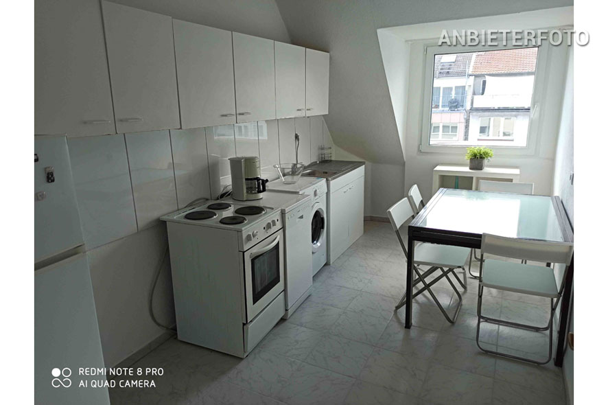 Furnished 2-room flat in a central location in Düsseldorf-Friedrichstadt