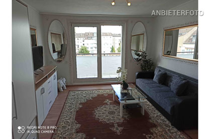 Furnished 2-room flat in a central location in Düsseldorf-Friedrichstadt