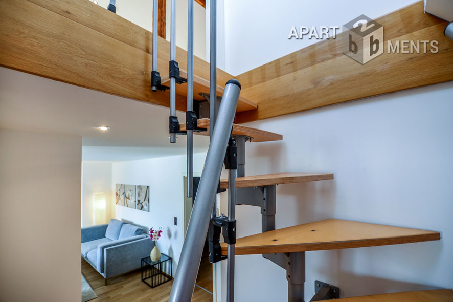 High-quality furnished and centrally located maisonette in Düsseldorf-Oberkassel