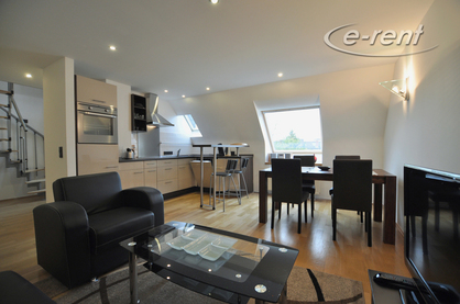High-quality furnished and centrally located maisonette in Düsseldorf-Oberkassel