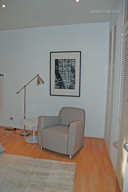 Hochwertig möblierte und zentral gelegene Wohnung in Düsseldorf-Bilk