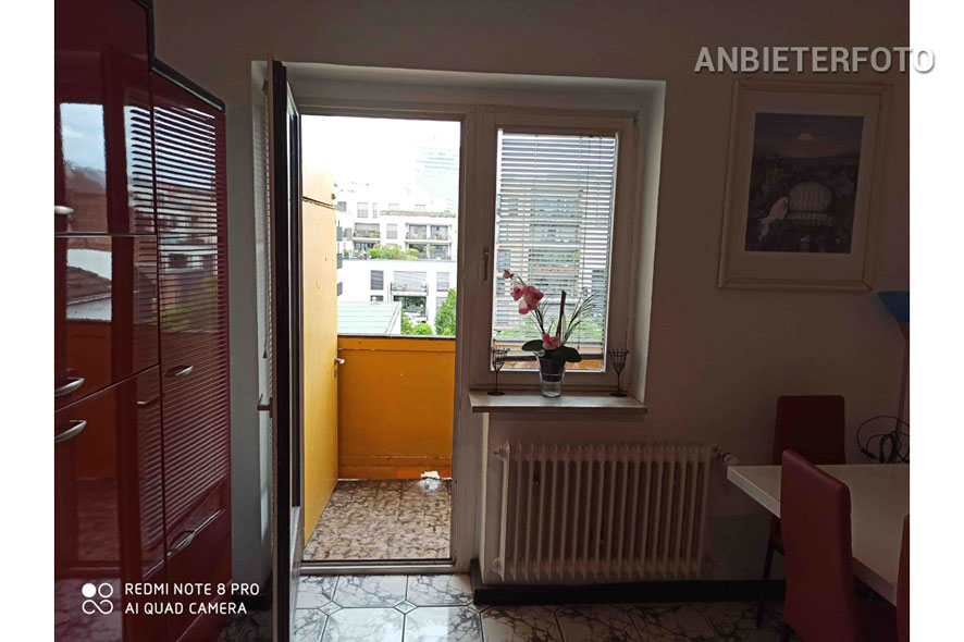 Furnished flat right next to the Media Harbour and Rhine Park in Düsseldorf-Unterbilk