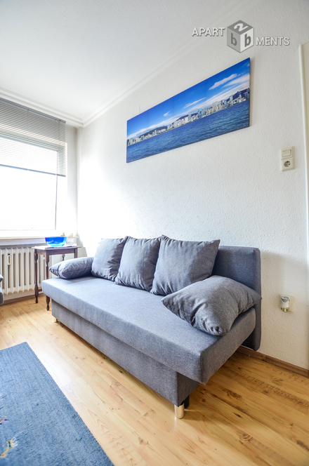 Gepflegt möblierte und zentral gelegene Wohnung in Düsseldorf-Stadtmitte