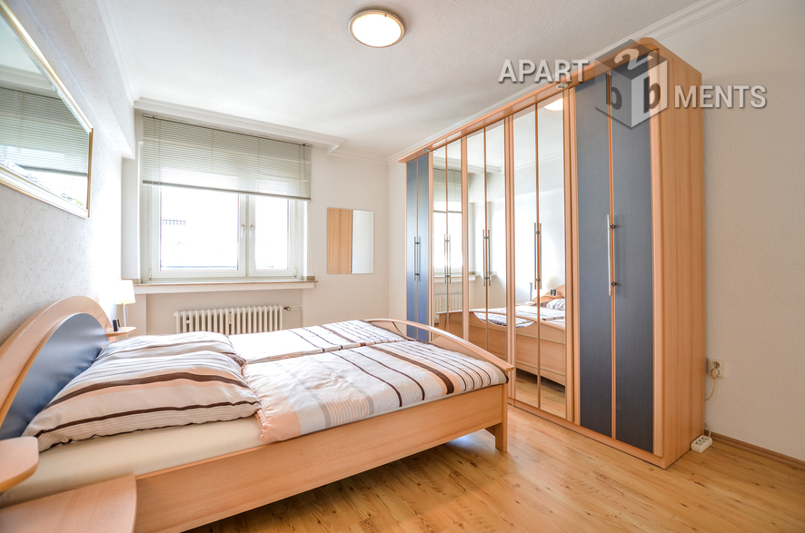 Gepflegt möblierte und zentral gelegene Wohnung in Düsseldorf-Stadtmitte