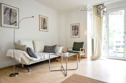 Zentral gelegene möblierte Wohnung nah Hofgarten in Düsseldorf-Pempelfort