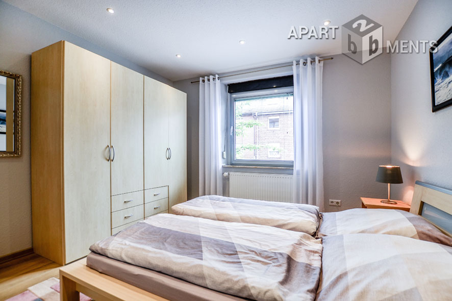 Modern möblierte und ruhig gelegene Wohnung in Düsseldorf-Unterrath-Derendorf