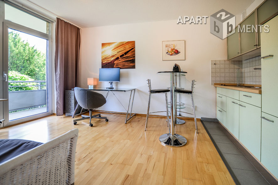 Modern möbliertes und frisch-renoviertes Apartment in Düsseldorf-Lohausen