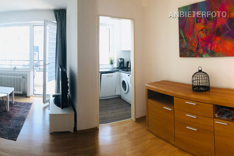 Modern möblierte Wohnung in Düsseldorf-Bilk